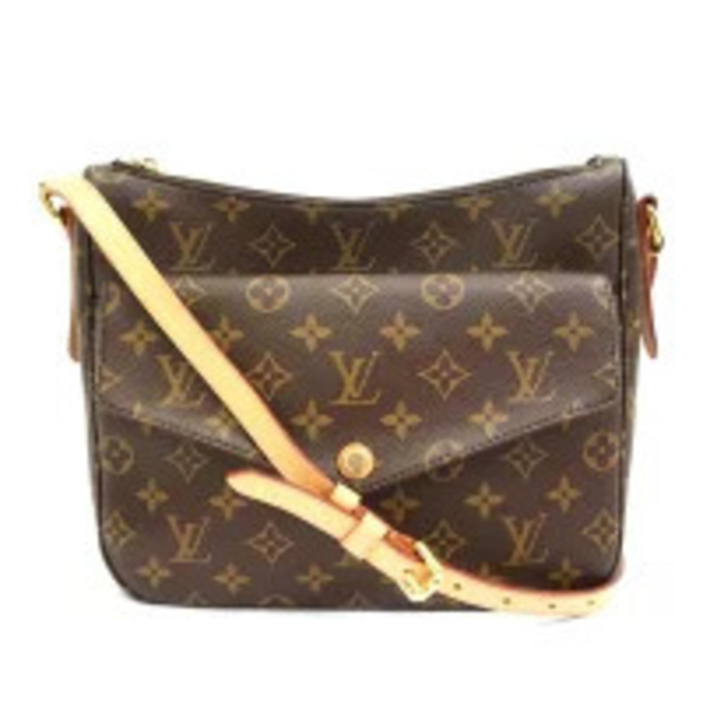 LOUIS VUITTON Mabillon Monogram Shoulder Bag Brown